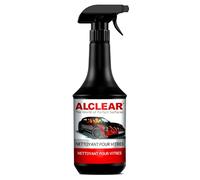 ALCLEAR 721GR Nettoyant vitres auto 1000 ml, avec effet déperlant, pour vitres intérieures & extérieures, pare-brise, rétroviseur, plastique, chrome, sans traces, sécurité enfant, entretien auto