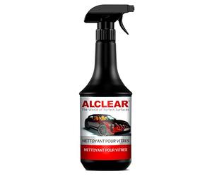 ALCLEAR 721GR Nettoyant vitres auto 1000 ml, avec effet déperlant, pour vitres intérieures & extérieures, pare-brise, rétroviseur, plastique, chrome, sans traces, sécurité enfant, entretien auto
