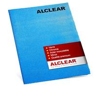 ALCLEAR 820051UM Ultra-Microfibre, Polish à Verre 70x50 cm - Chiffon Bleu - sans peluches, sans traces - pour Fenêtres, Miroirs, Vitres de Voiture, Verre, Vaisselle - utilisable à l'humidité légère