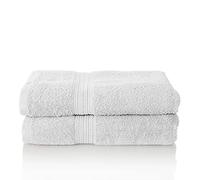 ALCLEAR - Lot de Serviettes éponge de qualité supérieure, Gamme Disponible en 6 Coloris et 5 Tailles, Coloris : Blanc, 2 draps de Bain de 70 x 140 cm, Oeko-Tex Standard 100