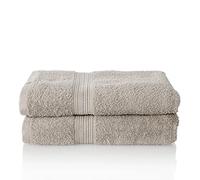 ALCLEAR - Lot de Serviettes éponge de qualité supérieure, Gamme Disponible en 6 Coloris et 5 Tailles, Coloris : Gris Agent, 2 draps de Bain de 70 x 140 cm, Oeko-Tex Standard 100