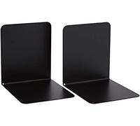 Alco 4302-11 Lot de 2 Serre-livres en métal 130 x 140 x 140 mm Noir (Import Allemagne)