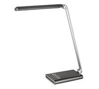 Alco 9216 lampe de table LED, env. 40 cm, noir/argent, Aluminium, Anthrazit Silber, 45 x 15 x 11 cm