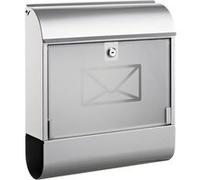Alco AL-8608 Boite Aux Lettres Argent Avec Serrure 360x400x110mm Argent G