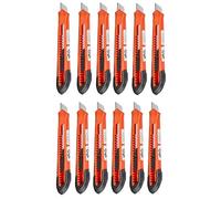 Alco-Albert 127 - Cutter 18 mm, 12 couteaux universels, cutter pour moquette, couteau de travail