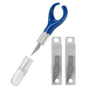 Alco-Albert 1448-15_1446 - Set de scalpels, couteau de bricolage avec 12 lames de rechange, couteau à sculpter, couteau de bricolage