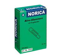Alco-Albert 2225 NORICA Lot de 100 trombones galvanisés avec extrémités sphériques 32 mm