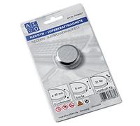 Alco-Albert 7038 A27 Super Force Aimants, brossé, diamètre 30 mm, lot de 21 KP, argent