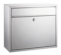 ALCO-Albert 8601 - boîte aux lettres, laquée argent, env. 31 x 36 x 15 cm