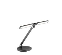 ALCO-Albert 906-29 - Lampe de bureau LED avec pied, grise, 5 niveaux de variation d'intensité, 3 températures de couleur, lampe de table pour bureau, bureau à domicile, lieu de travail