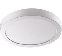ALCO-Albert 9227 - Plafonnier LED, rond, circa" 22,5 x 4 cm, argent, métal, 22.5 x 35 cm
