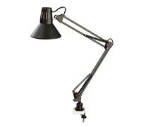 Alco-Albert - Lampe de bureau avec pince de fixation, noire