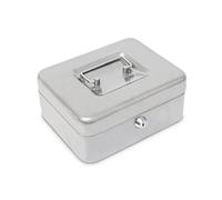 Alco-Albert - Petite tirelire verrouillable argent