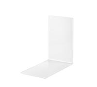 ALCO-Albert - Serre-livres en métal blanc, 2 pièces