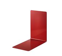 ALCO-Albert - Serre-livres en métal rouge, 2 pièces
