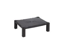 Alco-Albert - Support d'écran à 3 niveaux de réglage en hauteur | 43,5 x 33,5 x 13,3 cm, capacité de charge de 20 kg