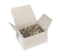 Alco Electronics Ltd Alco-Albert 590/Clips 6 Longueur tête plate plaqué laiton 19 mm Lot de 1000