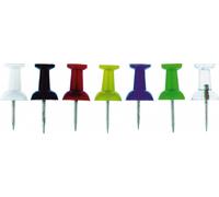 ALCO Pinboard needle 663-26 assorted colours 100 pcs/pack.
