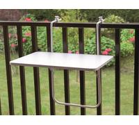 ALCO R28B Table suspendue pour balcon 60x40 cm, blanche ***NOUVEAUX***