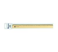 Alco - Règle en bois naturel 30 cm Bord arrondis