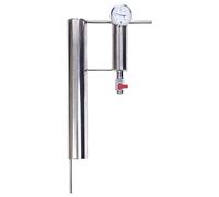 AlcoFerm INOX Graham condenseur + Décanteur + Thermomètre | Verrerie De Laboratoire | Radiateur de Distillation | Colonne de Distillation