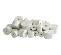 AlcoFermBrew BOUCHON EN CAUTCHOUC AVEC TROU 54/50mm - Barboteur Plastique Bouchons Bouchon de la Bouteille Bonde Bondes