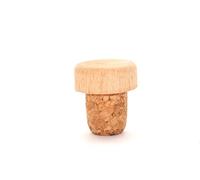 AlcoFermBrew Bouchon LIÈGE TÊTE en Bois T S - Bouchon de la Bouteille | Bonde | Bondes | Barboteur | Bouchon Naturel | Silicone Bonde | Bouchon de Silicone | Bonde en Caoutchouc