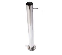 AlcoFermBrew Colonne de Filtration de Acier Inoxydable INOX 500mm + 1 MTS Silicone Tuyau - Colonne de Filtration | Colonne de Filtration pour Charbon Actif