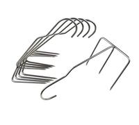 AlcoFermBrew Crochets à Poisson, Viande, Poulet pour fumoir x 5 - Triple - Crochet de Fumage Saumon, Truite, Viande, Viande