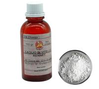 AlcoFermBrew Présure 100ml pour fromagerie + Chlorure de Calcium Gratuit - présure de Veau | présure Naturelle | extrait de présure | présure Liquide