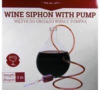 AlcoFermBrew Transvaseur à Soufflet pour vin + Clip en Plastique + Tuyau 2 m. - Siphonner Le vin et bière