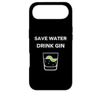 Alcohol Gin Funny Drinking Save Water Drink gin Coque pour iPhone Air