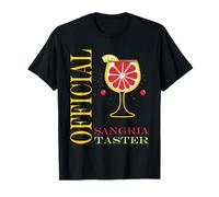 Alcohol Official Sangria Taster Funny Drink Sangria T-Shirt
