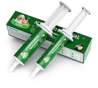 Alcohu Charbon actif pour chiens et chats, kit d'urgence anti-poison pour animaux domestiques, absorbeur de toxines avec charbon de bois haute activité et kaolin, prend en charge la digestion du