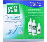 Alcon «Opti-Free Pure Moist» - Pack de 3 solutions désinfectantes (2 x 300 ml et 1 x 90 ml)