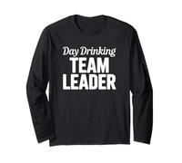 Alcool drôle de Chef d'équipe de Jour Manche Longue