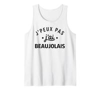 Alcool Humour apéro vin J'peux Pas J'Ai Beaujolais Débardeur