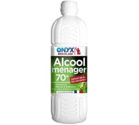 Onyx - Alcool Ménager 70° - Produit Désinfectant - Nettoyant - Dégraissant- Multi-Surfaces - ECOCERT - 100% d'Ingrédients d'Origine Naturelle - Fabrication Française - 1L