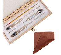 Alcoometre Pese Alcool, Alcoolmètre avec Thermomètre 5 pcs 0-100 Vol% + Chiffon de Nettoyage Alcoolmetre Fabriqué en Matériau Ecologique et Pèse Précise pour Eau de Vie Whisky Brandy