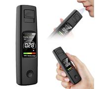 Alcootest, Appareil de mesure de taux d'alcool professionnel avec affichage LCD numérique, Alcootest sans contact, Appareil de mesure d'alcool portable avec mode d'alarme 3 couleurs, Mini alcootest