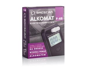 Alcootest - BACSCAN - F-45 - Testeur d'alcool 0-4% - Noir