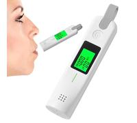 Alcootest d'alcool,Stylo de détection d'alcool sans contact à affichage LED haute précision - Le testeur d'alcoolémie d'avertissement lumineux et sonore rechargeable par USB assure la