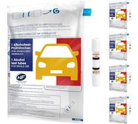 Alcootest jetable ACE avec certificat NF - 5 alcootests jetables pour la France - 5 tubes de test Alkotester avec ballons