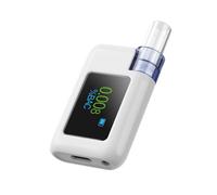 Alcootest Numérique Haute Précision, Détecteur D'Alcool Portable avec Écran LCD, 8 Embouts