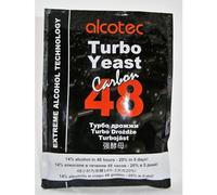 Alcotec Carbon 48 Turbo Lot de 5 levures avec charbon actif
