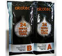 Alcotec clarifiant Mega Klar 24H - 100L - Levure sèche, Tuboklar, Levure Nutritive, Levure de Fermentation, Levure de vin Rouge, Levure de vin Blanc
