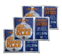 Alcotec Lot de 3 turboklar 24 heures (finings).