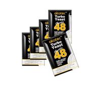 Alcotec Turbo Yeast Classic 48, Lot de 5 Sachets de Levure Turbo, 14% d'alcool en 48 heures
