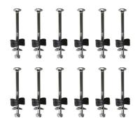 ALCXAZS 12x Remplacement Trampoline Vis Universel Détachable Placage Fixation Sport en Plein Air Trampolines Pièces Accessoires