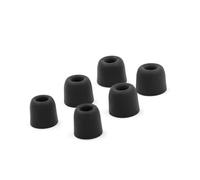 ALCXAZS 3 Paires KZ écouteur oreillette Intra-auriculaire Confortable antidérapant écouteurs Portable Amovible épaississement Embouts Basse Casque, Le Noir